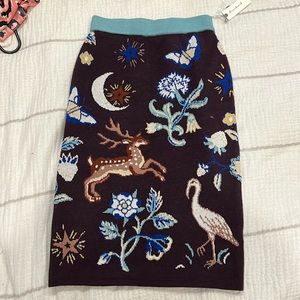 NWT Anthropologie sweater skirt